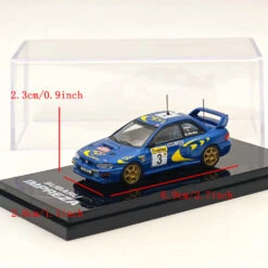 1/64 Hobby Japan SUBARU IMPREZA WRC 1997 #3 MONTE-CARLO Blue Diecast Models Car -Horizone d454bf9958e7891e48ed151501b72fa3