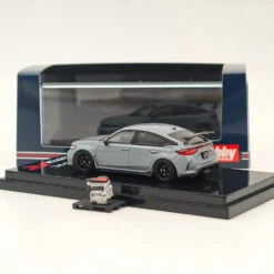 Hobby Japan 1:64 Honda CIVIC TYPE R (FL5) With Engine Display Model Sonic Gray Pearl HJ641063GM Diecast Models Car Collection -Horizone dcd4f1403301648f6cfe48b3f1347b74