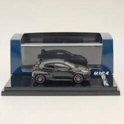 Hobby Japan 1:64 Toyota GRMN YARIS Rally Pacakge With GR PARTS Precious Black Pearl HJ643024RBK Diecast Models Car Collection