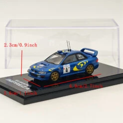 1/64 Hobby Japan SUBARU IMPREZA WRC 1997 #4 TOUR DE CORSE Blue Diecast Models -Horizone edf4f421f75191dee424fe5fa96f5710