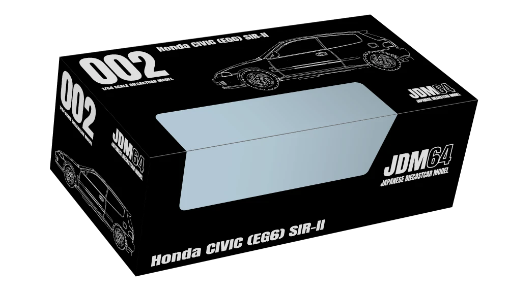 Hobby Japan 1:64 Honda Civic SiR-II (EG6) In Frost White 3 Hobby Japan 1:64 Honda Civic SiR-II (EG6) In Frost White - Image 3